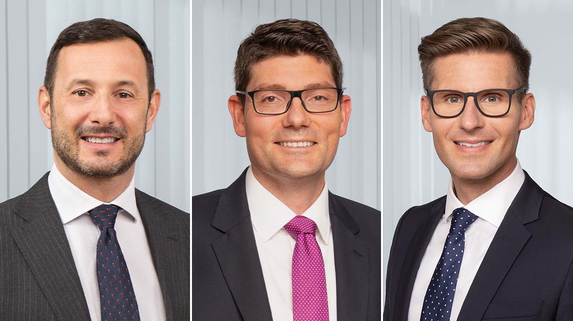 Lorenzo Carcano, Dr. Philipp Finter & Daniel Sailer