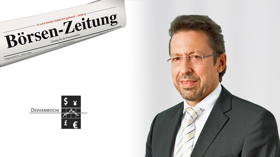 Eugen Keller, Head of Capital Markets Research, schreibt für die Börsen-Zeitung in der Rubrik Devisenwoche