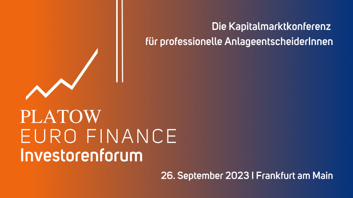 PLATOW EURO FINANCE Investorenforum | 26. September 2023