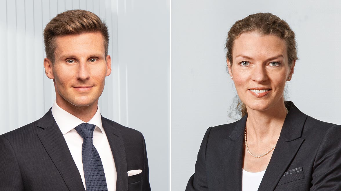 Daniel Sailer, Head of Sustainable Investment Office und Katja Ober-Westendorf, Portfoliomanagerin Daniel Sailer, Head of Sustainable Investment Office und Katja Ober-Westendorf, Portfoliomanagerin