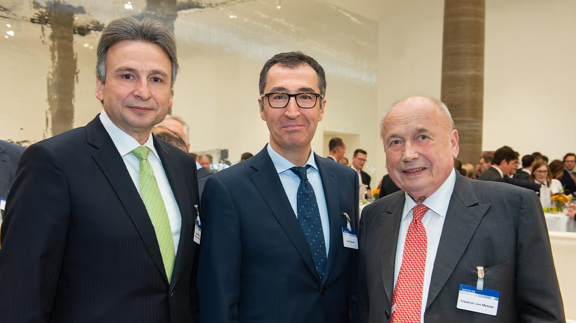 Investmentstrategie, Gerhard Wiesheu, Cem Özdemir und Friedrich von Metzler