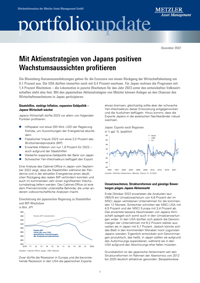 portfolio:update zu den japanischen Aktienstrategien von Metzler 
