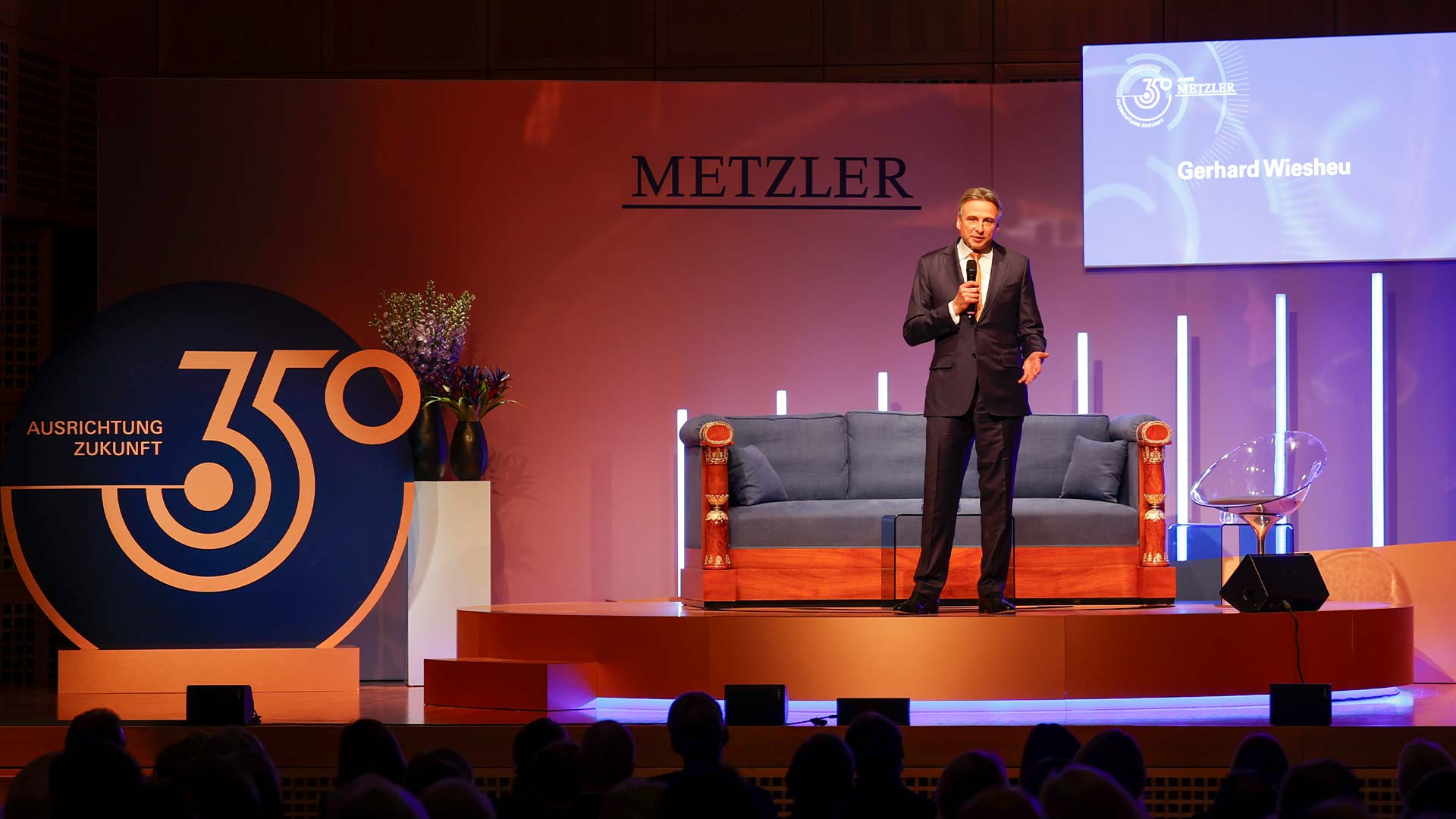 350 Jahre Bankhaus Metzler | Zukunfts-Talk Düsseldorf – Gerhard Wiesheu, Vorstandsvorsitzender
