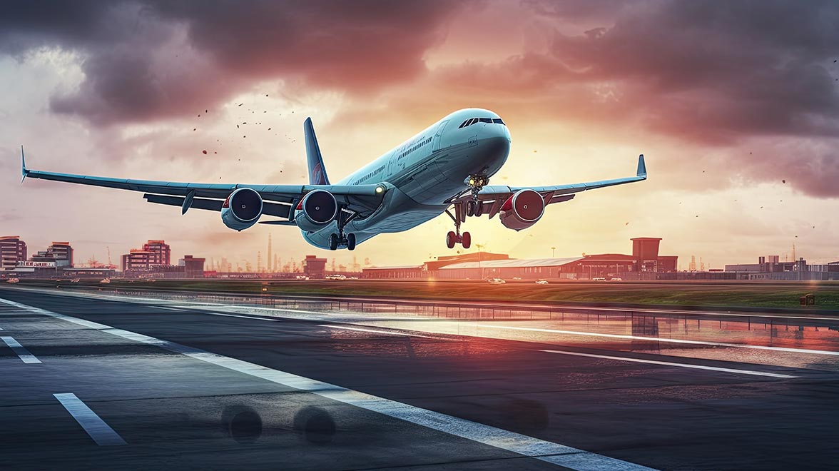 Flugzeuglandung