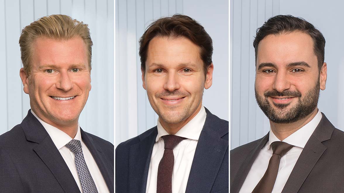 Alexander Damm, Hendrik König und Shahrok Shedari