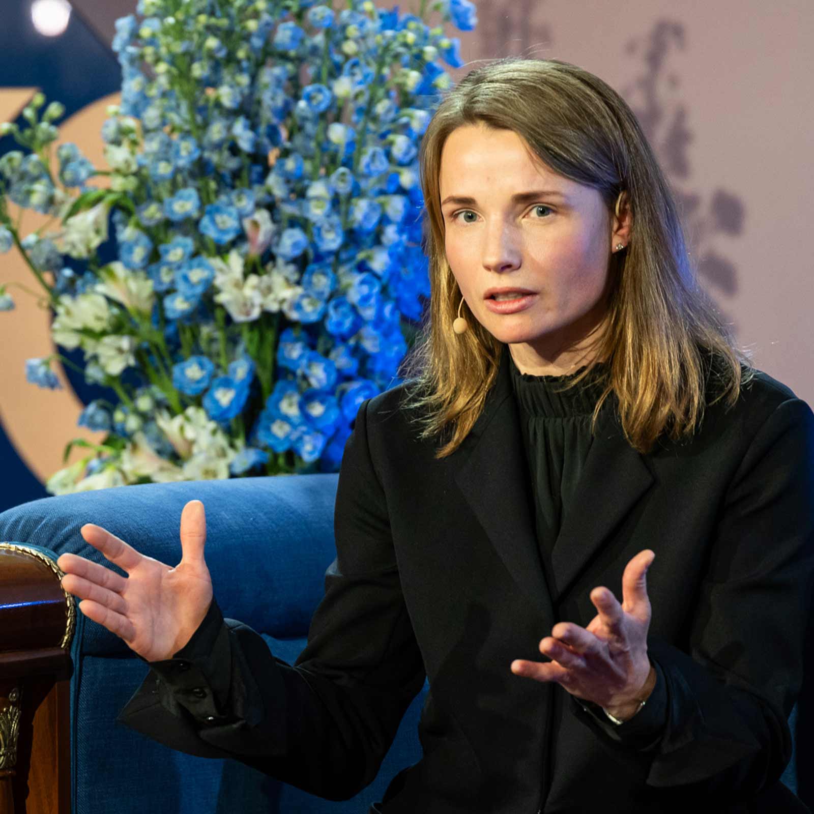 Elena von Metzler beim Metzler Zukunfts-Talk in München