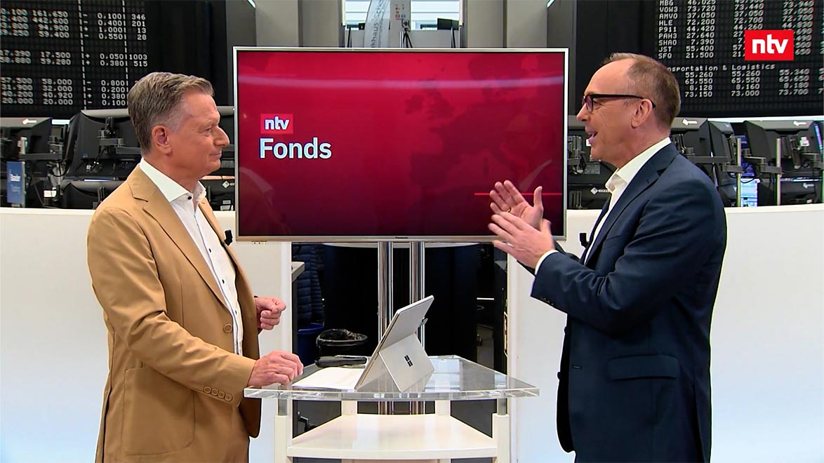 Edgar Walk im ntv-interview mit Friedhelm Tilgen von ntv-Fonds