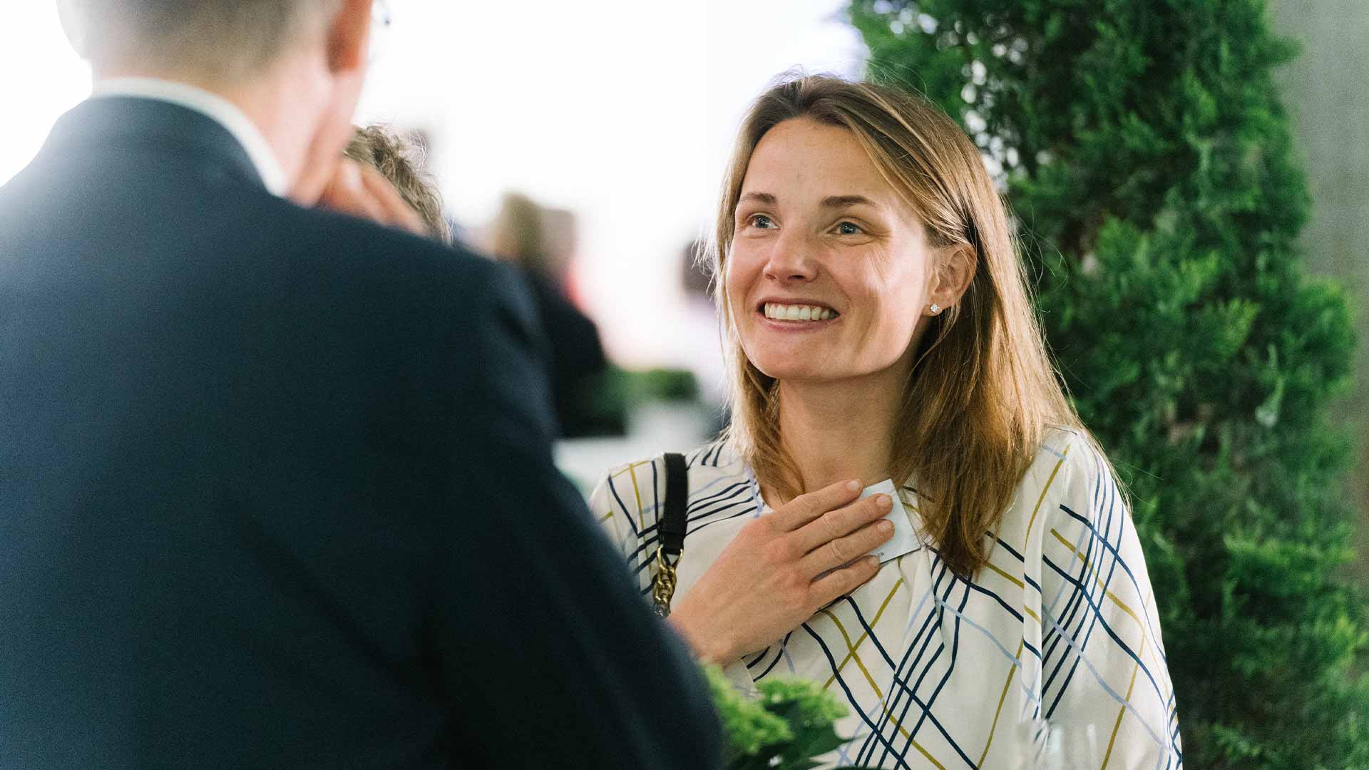 Elena von Metzler beim Zukunfts-Talk in Stuttgart