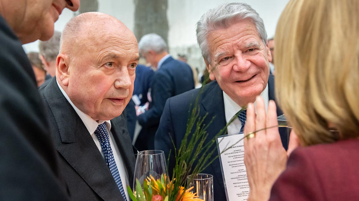 Friedrich von Metzler und Joachim Gauck