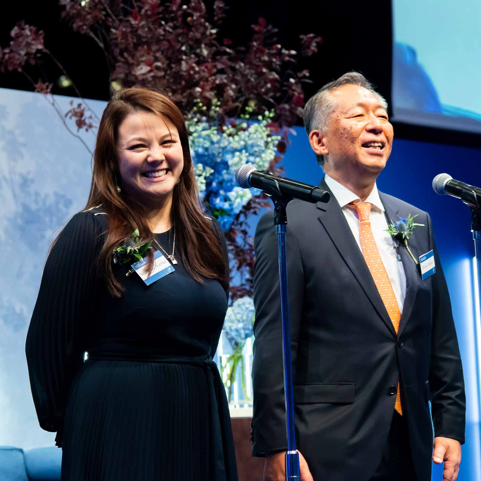 Nina Birke-Wiesheu und Hiroto Makino von Metzler Asset Management Japan Nina Birke-Wiesheu und Hiroto Makino von Metzler Asset Management Japan