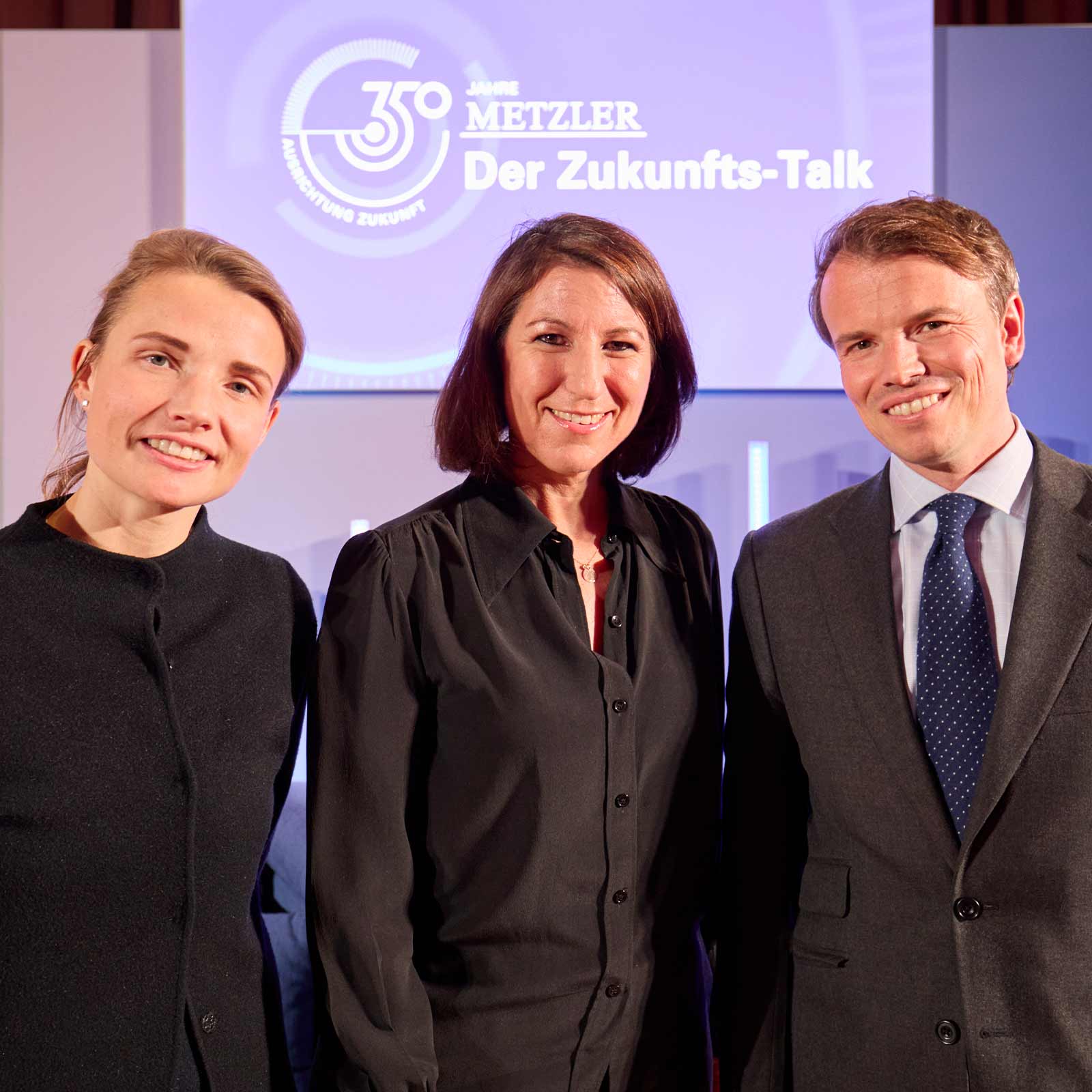 Elena von Metzler, Donya Florence-Amer und Franz von Metzler