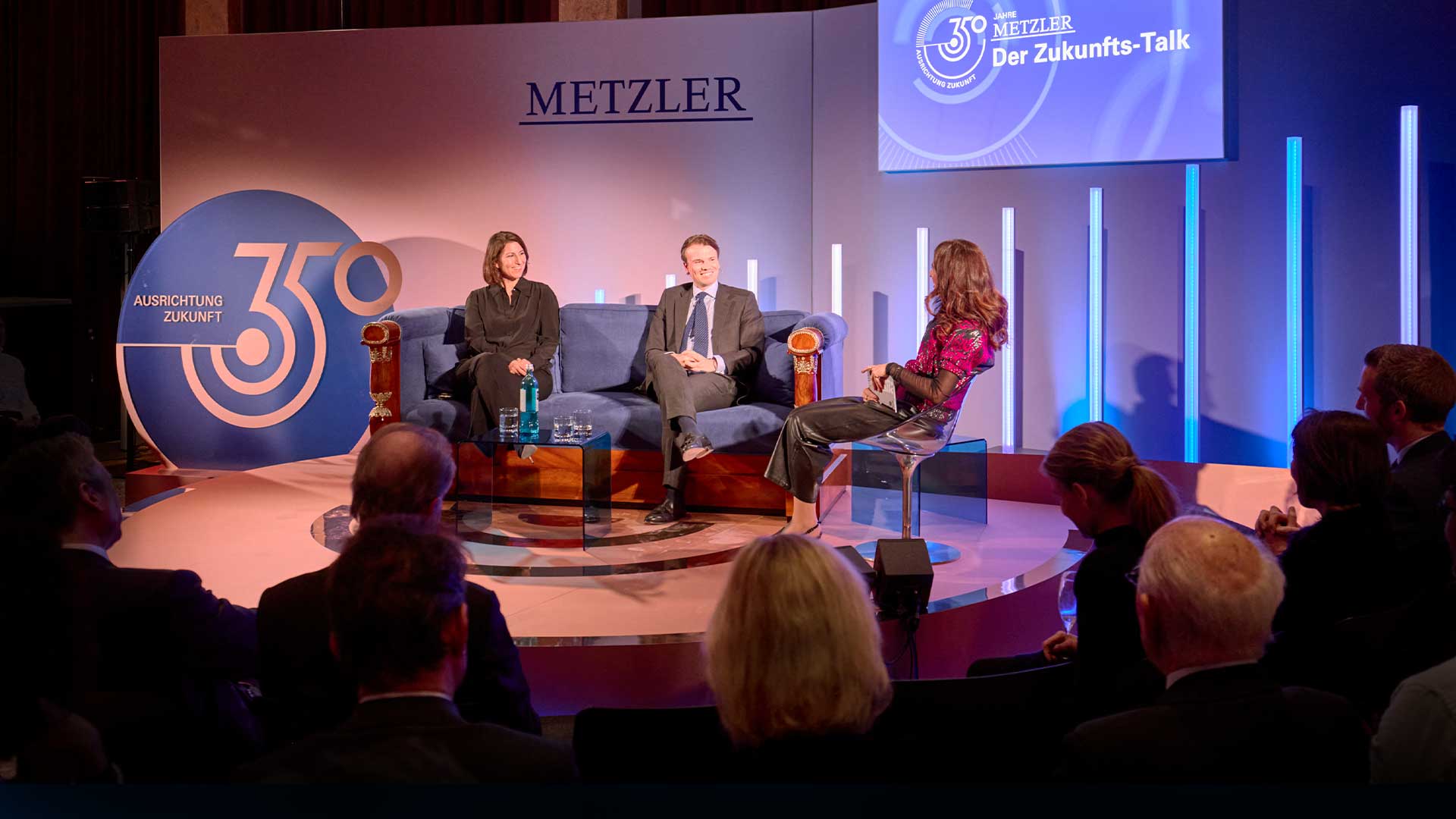 Zukunfts-Talk in Hamburg mit Donya-Florence Amer und Franz von Metzler