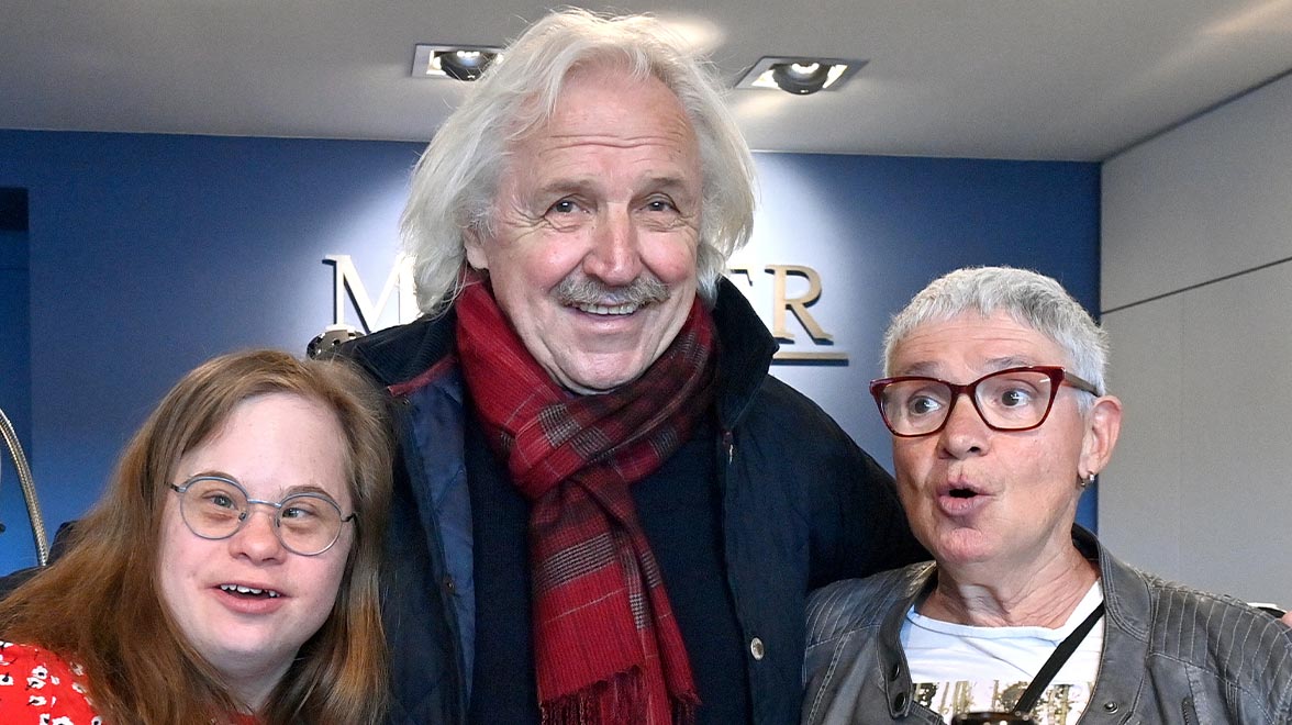 Julia Geiger, Dragoslav „Stepi“ Stepanović und Erika Mechler, © Arnulf Mueller