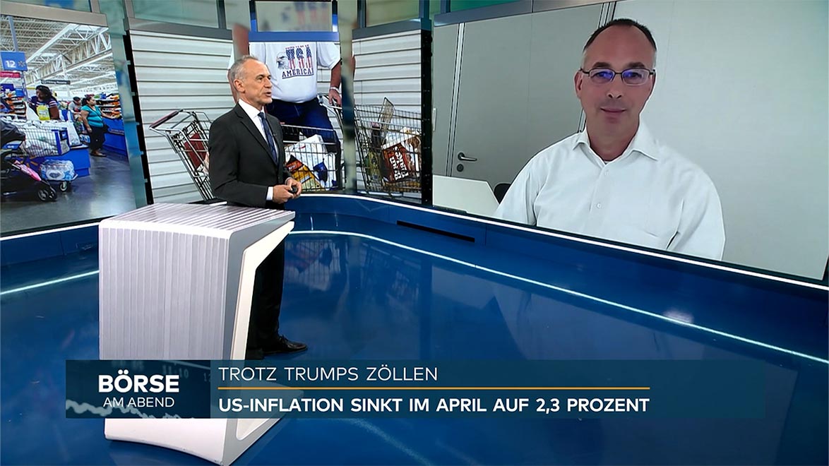 Edgar Walk, Chefvolkswirt Metzler Asset Management, bei Börse am Abend/Welt TV