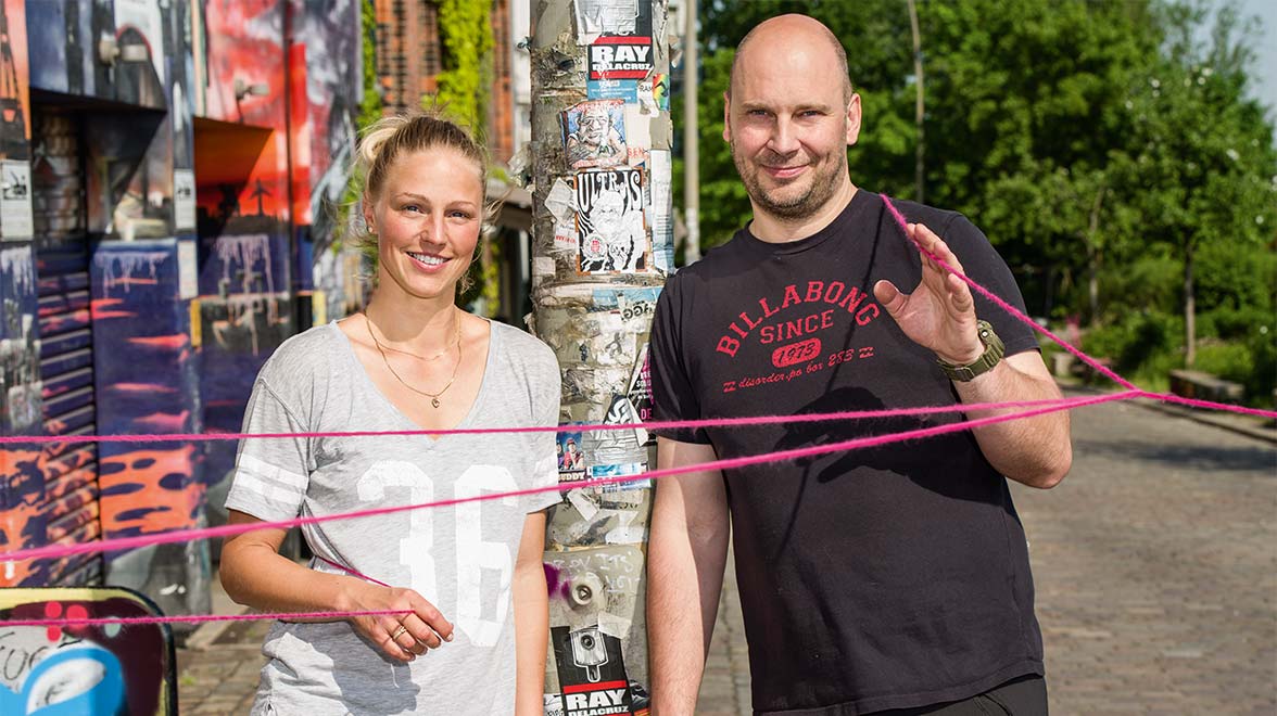 Anett Student (Sozialarbeiterin) und Richard Osterhage (dipl. Sozialarbeiter und Erlebnispädagoge) leiten das Projekt BigPoint