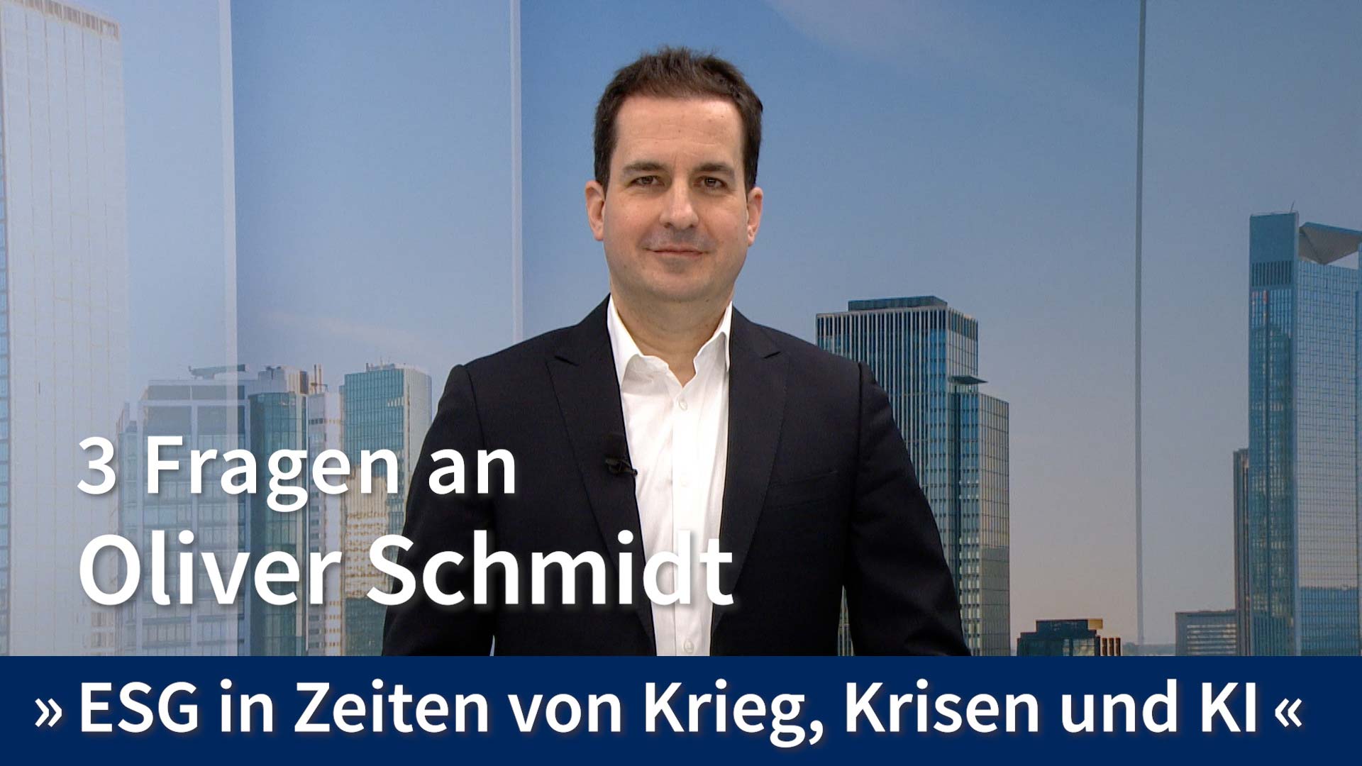 Video | 3 Fragen an Oliver Schmidt