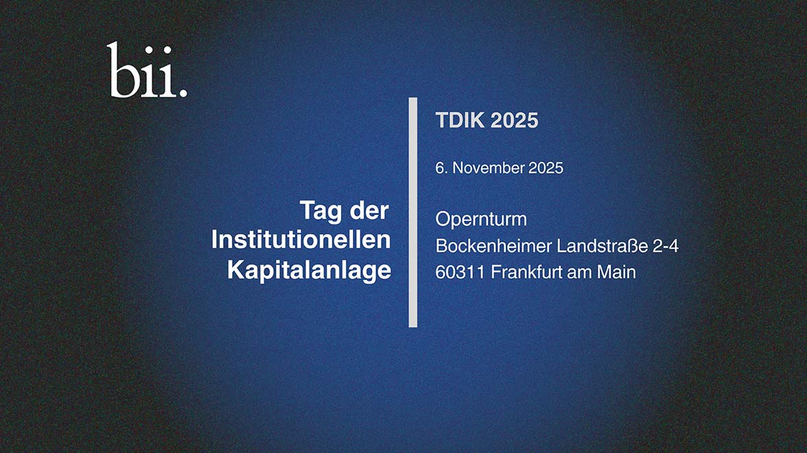 Tag der institutionellen Kapitalanlage 2025 - Eckdaten