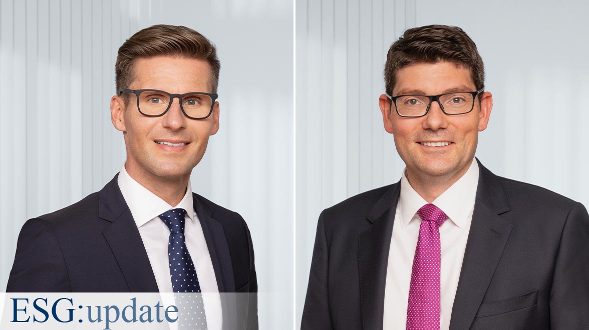 Daniel Sailer und Dr. Philipp Finter, Sustainable Investment Office, Metzler Asset Management