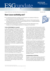 Das aktuelle ESG:update von Metzler AM analysiert die Chancen und Herausforderungen, denen sich Unternehmen im Luxussektor der Bekleidungsindustrie stellen müssen, um ESG-Risiken zu minimieren und nachhaltiger zu werden. 