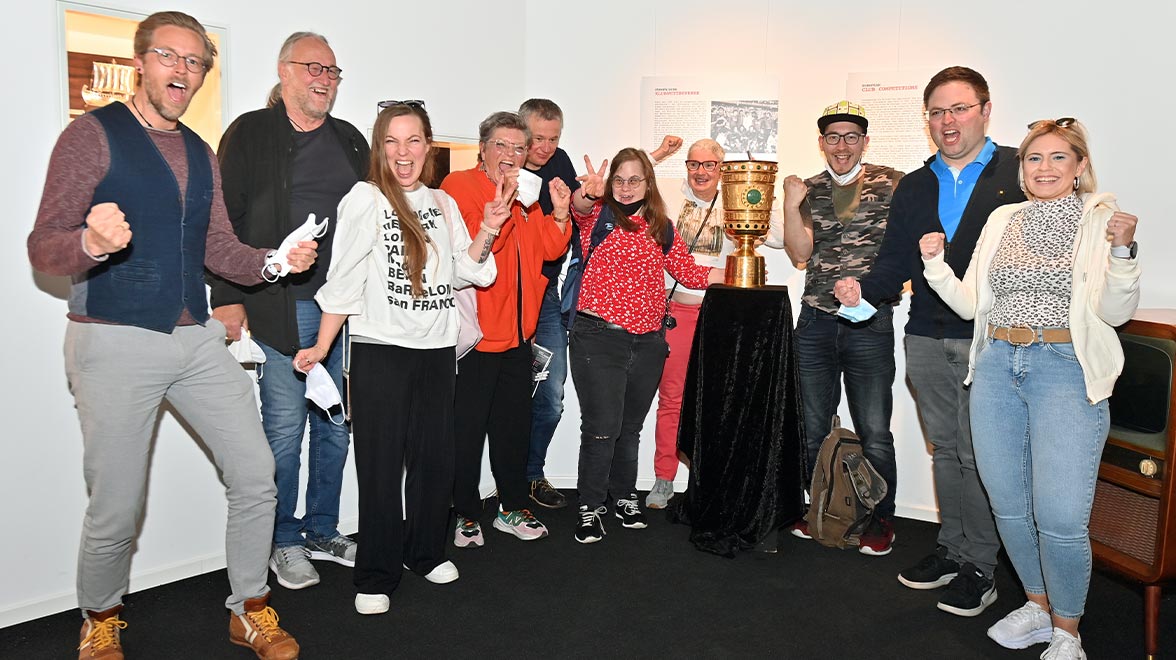 Besuch im Waldstadion: Eintracht-Museum, © Arnulf Mueller