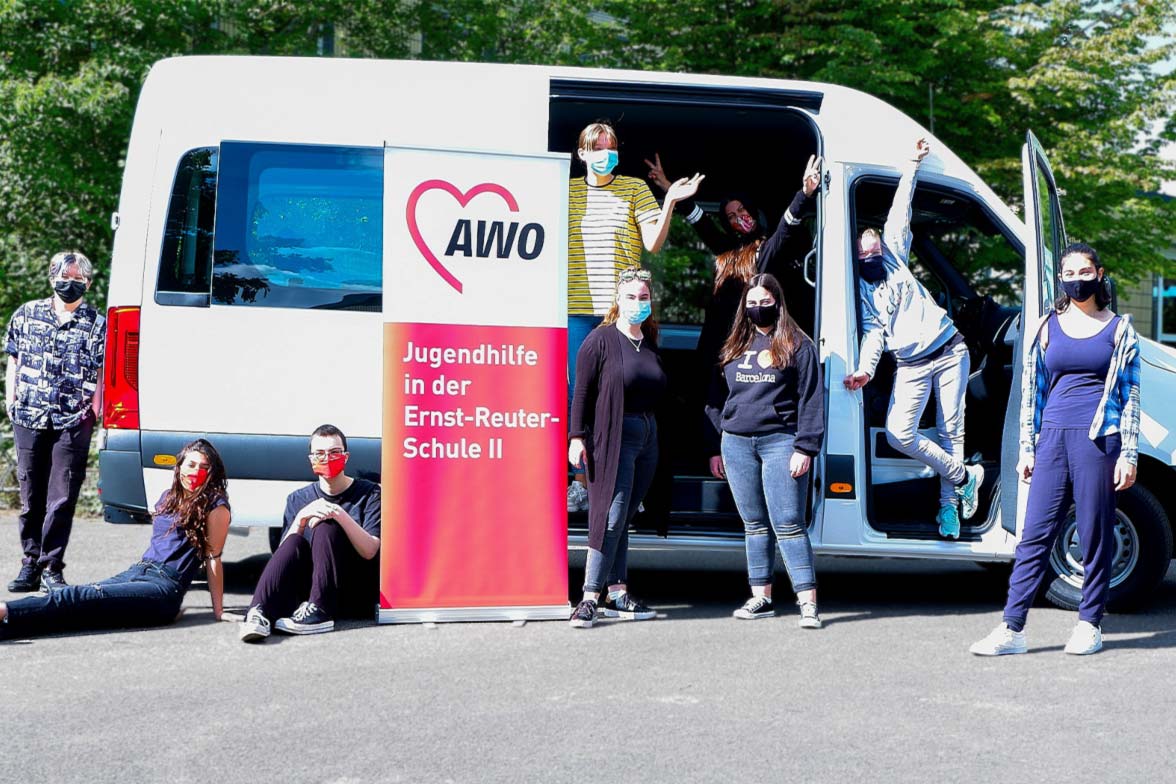 Neuer Bus in der Jugendhilfe in der Ernst-Reuter-Schule II