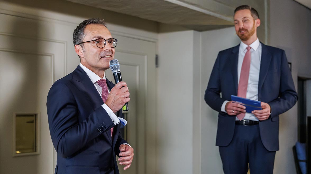Metzler Private Banking Berlin - Eröffnungsfeier Mai 2025 - Marc Schwarzer, Timo Schwietering
