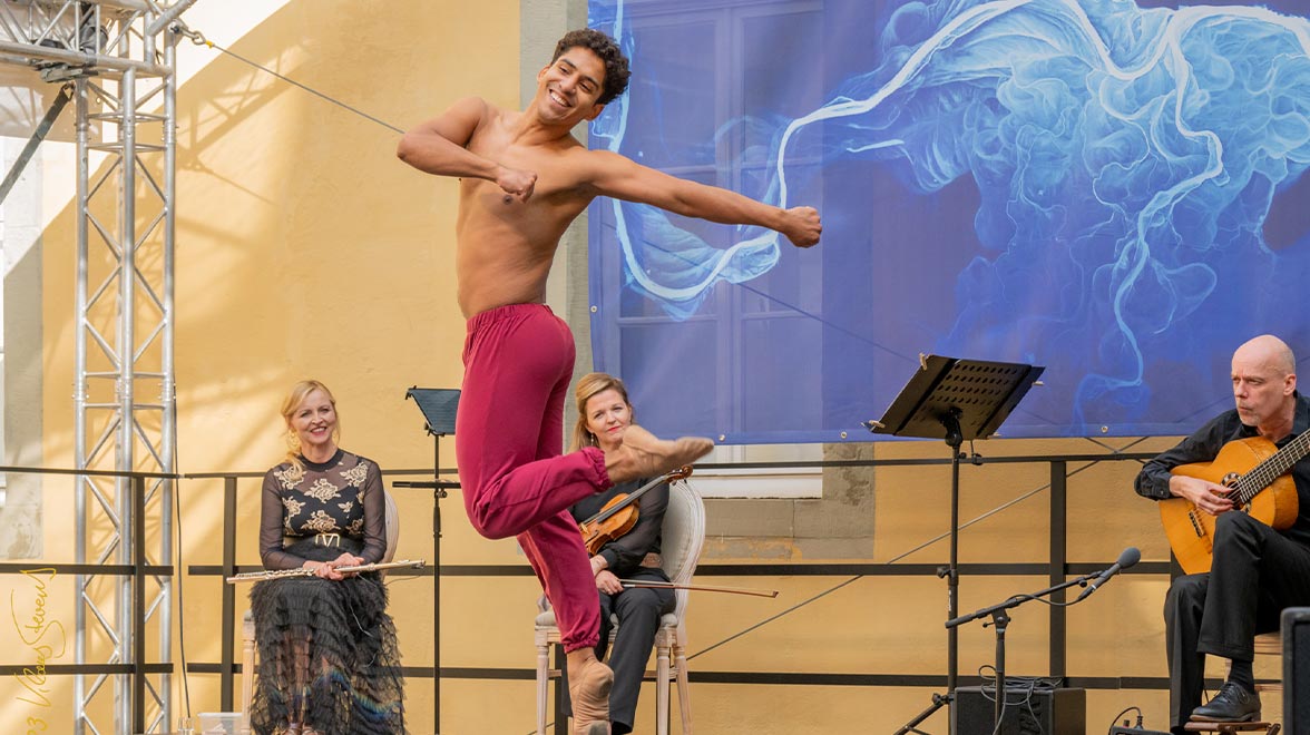 Tänzer auf dem Niederrhein Musikfestival, Foto Klaus Stevens