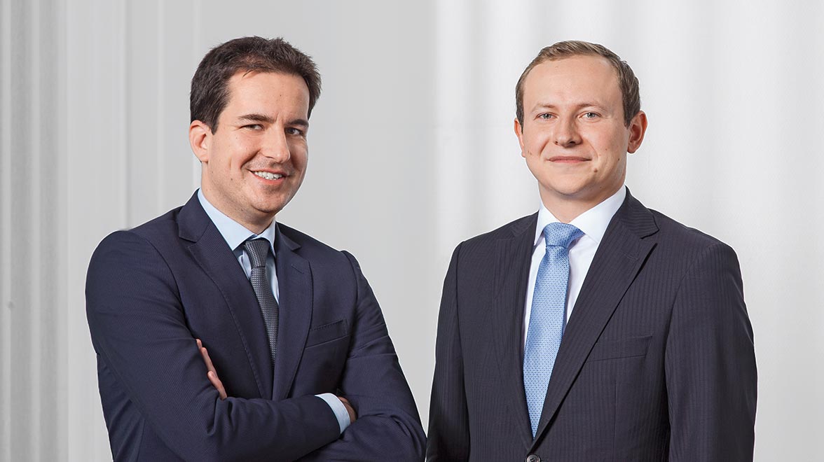 Oliver Schmidt, stellvertretender Leiter Portfoliomanagement Equities, und Boris Anbinder, Portfoliomanager Equities, Metzler Asset Management GmbH Oliver Schmidt, stellvertretender Leiter Portfoliomanagement Equities, und Boris Anbinder, Portfoliomanager Equities, Metzler Asset Management GmbH
