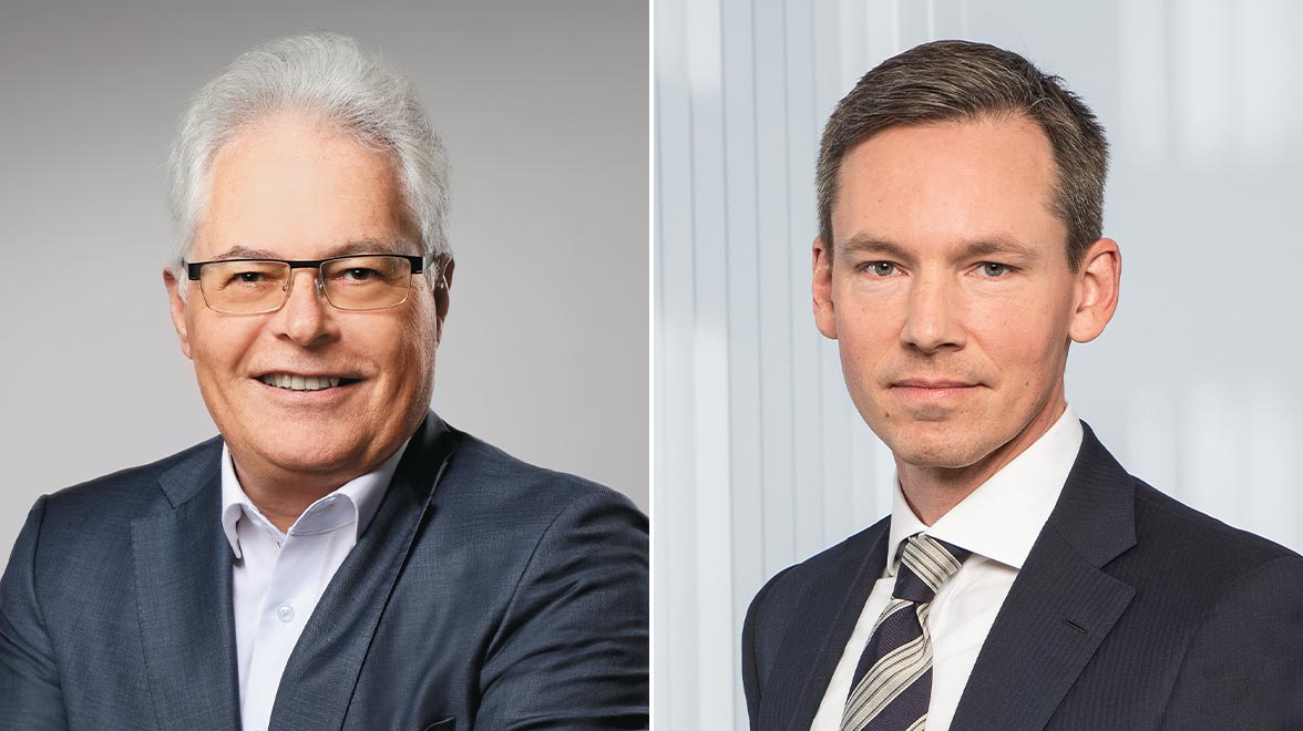 Prof. Dr.-Ing. Eckhard Weidner und Pascal Spano
